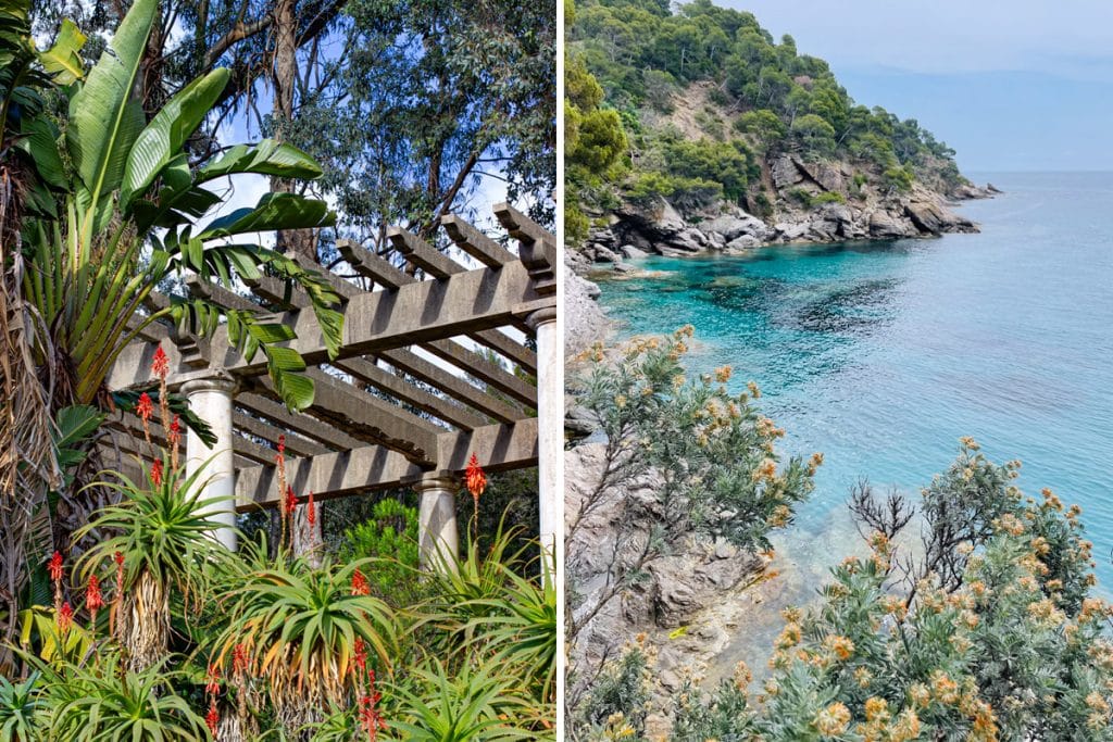 Le domaine du Rayol, le jardin des Méditerranées situé dans le Var fait partie du conservatoire du littoral.